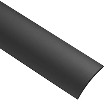 Gedotec Übergangsprofil Laminat - Vinyl Übergangs-Schiene selbstklebend Bodenprofil gewölbt | MADE IN GERMANY | Alu Schwarz eloxiert | Profil 30 x 1000 mm | 1 Stück - Ausgleichsprofil Aluminium