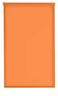 Estoralis Gove Easyfix Translucent Roller Blind Without Tools, Fabric, Orange, 55 x 150 cm