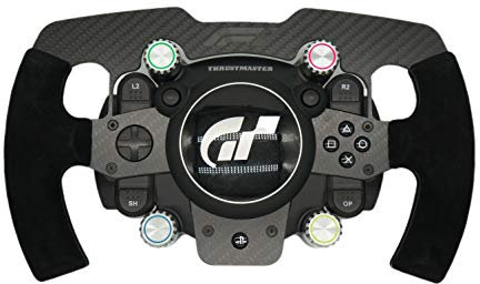 Racing Steering Sim Wheel MOD for Thrustmaster TGT (F1,suede,carbon fiber) light weight, greater sensitivity of force feedback