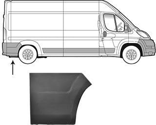 Pannello di protezione, parete laterale di VAN Wezel (0983410) per carrozzeria