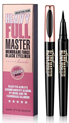Macfee Eyeliner Waterproof Long Lasting Quick Drey Eyeliner Eye Makeup Cosmetic (Black)