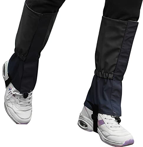 Gamaschen Kinder Schneegamaschen Wasserdicht Schneestiefel Verstellbar Überschuhe Atmungsaktiv Warm Beinstulpen Schneeschutz Regengamaschen Beinschutz Schuhgamaschen Skifahren Outdoor Schneewandern