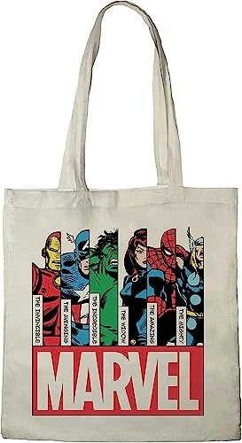 Marvel Bwmarcobb002 TOTE BAG Unisex - Adulto