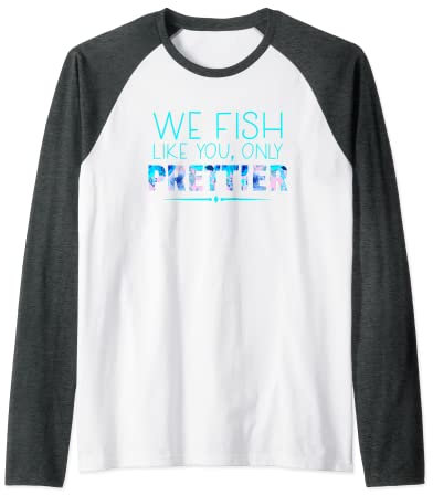 Niedliche Angelbekleidung – Mädchen Angeln Raglan