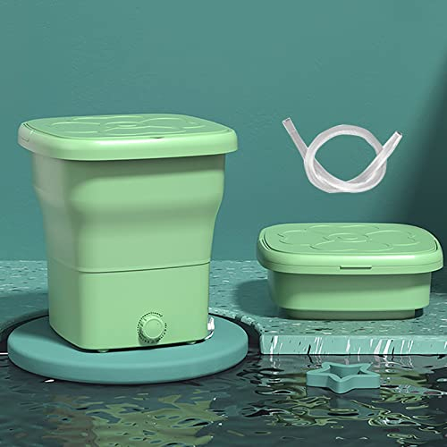 Mini Machine à Laver Portable, Machine à Laver Pliante Avec Essoreuse, DéSinfection à L'Ozone, Petits Appareils éLectroméNagers Pour Maillot De Bain, T-Shirts, Sous-VêTements【2023 NOUVEAU STYLE】 ( Col