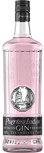 PUERTO DE INDIAS Ginebra premium strawberry botella 1 l