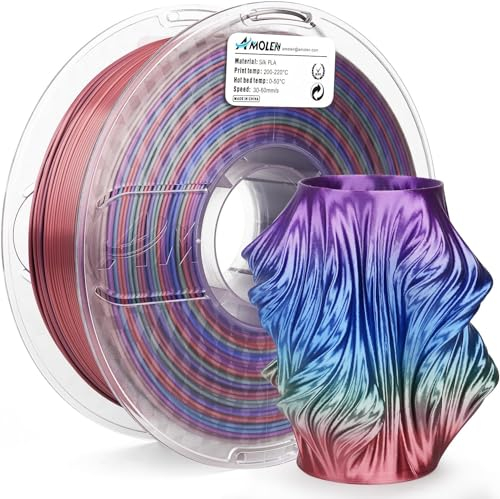 AMOLEN PLA 3D Drucker Filament, Matt PLA Filament 1.75mm, Sauber Gewickeltes Filament, Kompatibel Mit 3D FDM Druckern, Maßgenauigkeit +/- 0.02 mm, 1KG Spule(2.2Pfund)