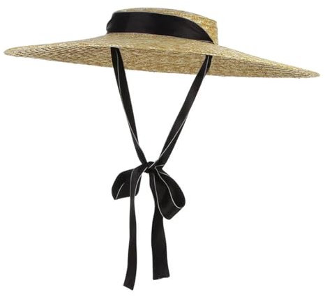 Sonnenhut Strohhut Hut Damen Hüte Große Hüte Für Frauen Strand Kappe Flaches Top Sonnenhut Strohhut Sommer Hat Für Frauen 17 White Laceblack