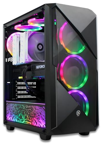 XUM Legend High-End Prebuilt Gaming PC Desktop: Intel Core i9-11900F, RTX 5060 8GB, 32GB DDR4 RAM, 512GB SSD, 2TB HDD, WiFi 5, aRGB, Windows 11, High-Performance VR Ready Gaming PC for Gamers