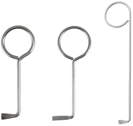 Juego de 3 ganzúas universales para abrir la puerta, herramientas portátiles de acero inoxidable, juego de herramientas profesionales de apertura