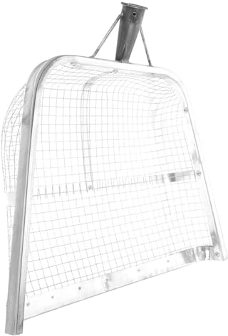 NOLITOY Pala Pequeña Portátil de Malla para Recolección de Maíz y Maní Herramienta Ligera de Hierro Resistente para Jardinería y Familiar
