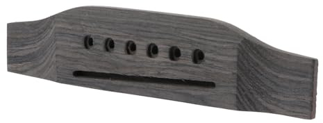 Austauschbare Brücke für 41-zoll Gitarre, Schwarz, Holzgitarrenzubehör | Professionell Konstruierte Form, Leicht zu Wechseln, Passend für Zubehör im Musikbereich