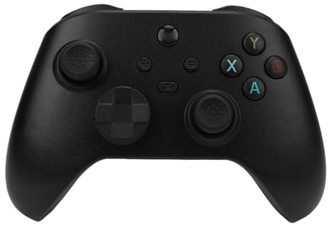 Plyisty Controller di Gioco Wireless, Gamepad per PC con Joystick Dual Hall, Vibrazione Regolabile, Pulsanti Posteriori Programmabili, per PC 7 8 10 11