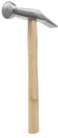 SOPOTUTU Martillo Portátil de Acero Mango de Madera para Reparación de Suelas y Tachuelas, Herramienta Manual para Uso en Plomería y Trabajos Finos
