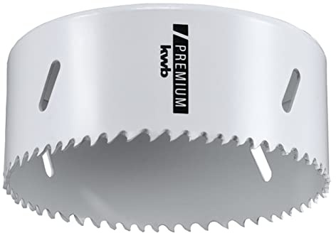 kwb HSS Bi-Metall-Lochsäge Ø 102 mm, 8% kobaltlegiert mit progressiver Vario-Zahnung und hoher Präzision für den vielseitigen Einsatz
