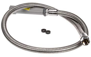 T&S Brass B-0048-H 48-Inch Flexible Stainless Steel Hose