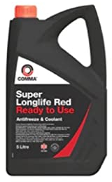 Comma SLC5L Super Red Ready to Use Antifreeze and Coolant, 5 Litre