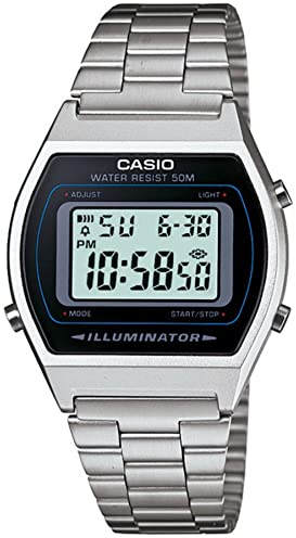 Casio Reloj Digital para Unisex Adultos de japonés con Correa en Acero Inoxidable B640WD1A