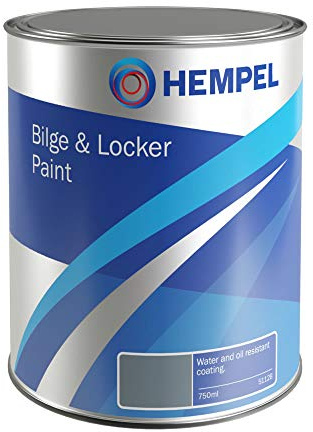 Hempel Bilge & Locker - Mid Grey - 750ml - Boat Paint for Bilge & Lockers