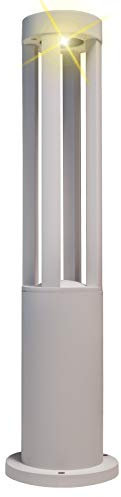 Universo Lampione moderno giardino IP65 LED COB potenza 12W resa luce 120W palo illuminazione viale percorso pedonale lampioncino H. 60cm alimentazione 230V (colore bianco temperatura luce 6500K)