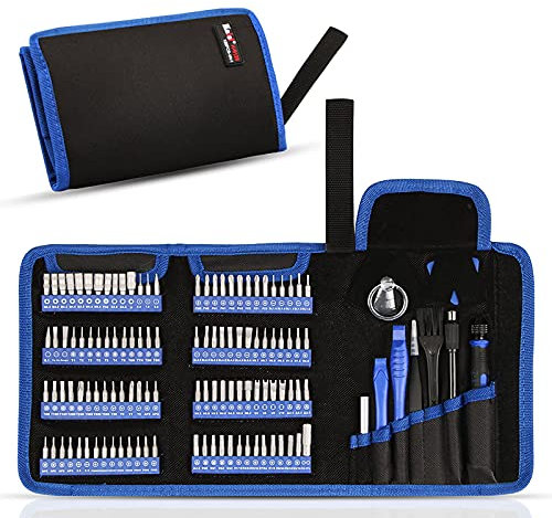 phixilin Mini Schraubendreher Set,126 IN 1 Feinmechaniker Schraubendreher Set,Reparatur Werkzeug Set, Präzisionsschraubendreher Set für Elektroniker, Telefon, Tablets, Kameras, Laptop, Uhrmacher, usw
