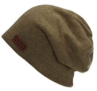 Sterntaler Baby Jungen Slouch-Beanie Melange Mütze - Gefüttert Mit Weichem Baumwoll-Fleece - Dunkelgrün, 57