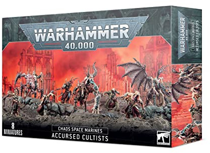 Games Workshop Warhammer 40.000 - Chaos Space Marines: Accursed Cultists