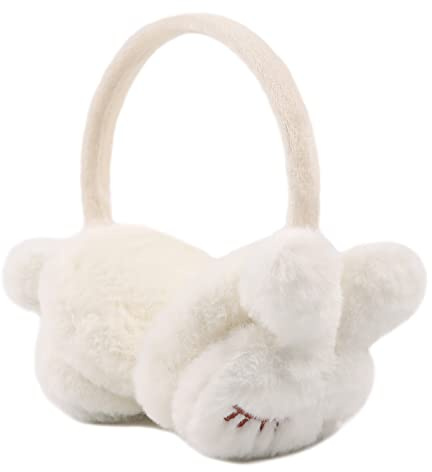 PESAAT Fluffy Ear Muff for Women Plush Winter Girls Boys Ear Warmer