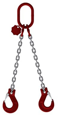 Joma-Tech 2-Strang Anschlagkette 2,5m GK8 8mm verzinkt