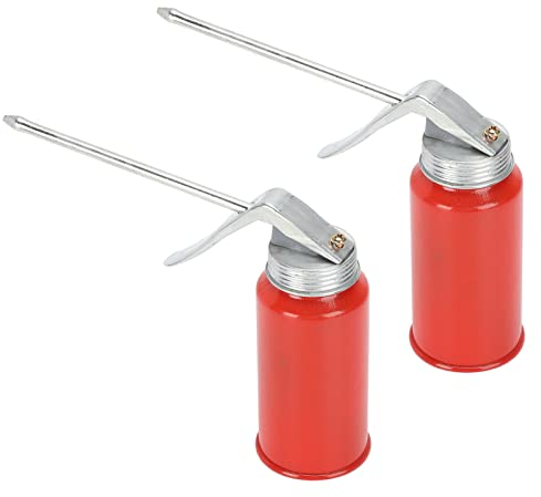 LenTLy 2 Stück Ölkannenpumpenöler 200 Ml Ölkanister für Spritzpistolen, Pumpenöler Kann Handölkanne Ölspritzpistole Flasche Ölkanne Zur Schmierung von Wälzlagern und Gleitlagern