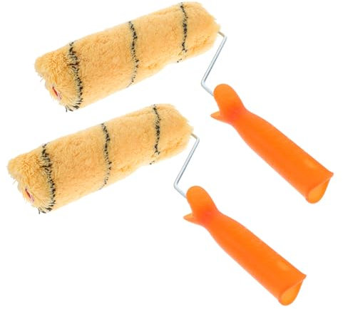 UPKOCH 2pcs Paint Roller for Wall Home Paint Roller Brush Comfortable to Hold for DIY