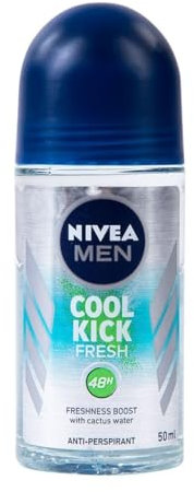 Nivea Men Cool Kick Fresh Deodorante Uomo Roll On 48H 50Ml