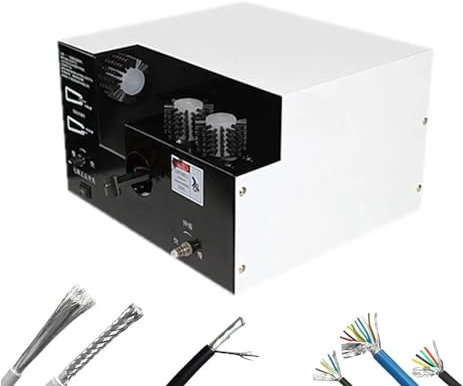 Máquina Peladora De Cables Automática, Máquina De Trenzado Y Cepillado Neumática De 5-60 Mm, Pelacables De Alambre Blindado De 3 Cepillos, Máquina Torsionadora De Alambre Con Núcleo De Cobre Todo En
