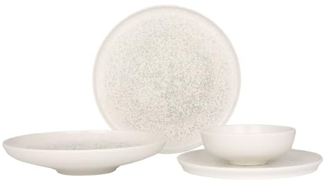 Bonna Geschirrset - Lunar White - 24 teilig - 6 Personen - Porzellan