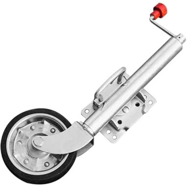 Ruotino D'appoggio Rimorchio - Supporto Ruota D'appoggio Pieghevole, Rimorchio Con Ruota Di Supporto Girevole, Ruota Con Martinetto Pesante Da 680/900kg, Sollevamento Lungo 10, Per Barca(680kg)