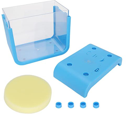 FLEXMAN Künstliches Mini Aquarium, 5,31 X 3,15 X 4,92 Zoll Großes Mini Aquarium mit LED Licht, Abnehmbares Aquaponic Betta Aquarium, Heim und Schreibtischdekoration
