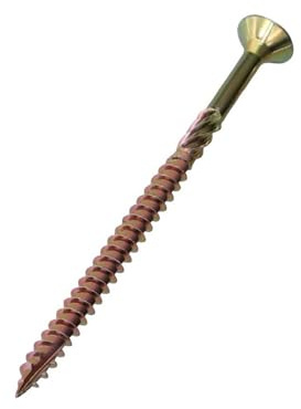 DYYEUAVT Vis pour Terrasse 100 pièces vis à Bois 35/45/60/80 mm vis autotaraudeuses à tête Plate vis de Fixation à Bois for quincaillerie Vis pour Terrasse Acier Inoxydable(100pcs 5x80mm)
