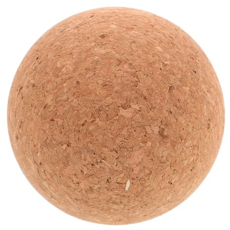 Ipetboom Runder Faszienball aus Kork zur Muskelentspannung und Leichten Massage für Yoga und Fitness Handliche Größe für Finger und Füße
