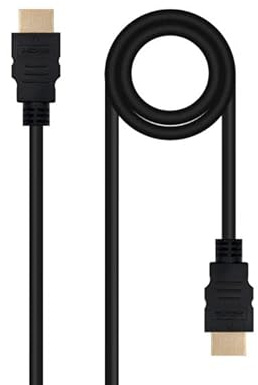 Watio Wave Cavo HDMI - Cavo V2.0 da 10 metri, supporto 4K, nero, alta velocità, ideale per trasmissione audio e video di qualità superiore. *
