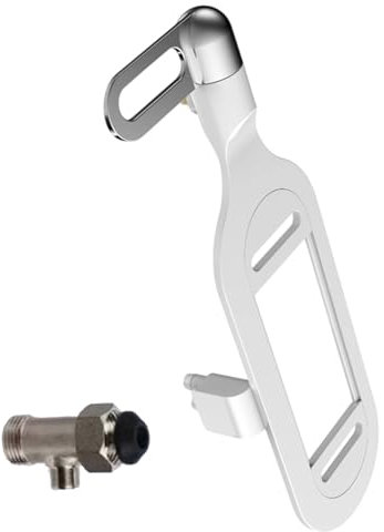 YIGZYCN Bidet-Aufsatz für WC-Sitze Doppel Cool Verstellbare Düse WC Waschen Buttock Connector WC Bidet Aufsatz