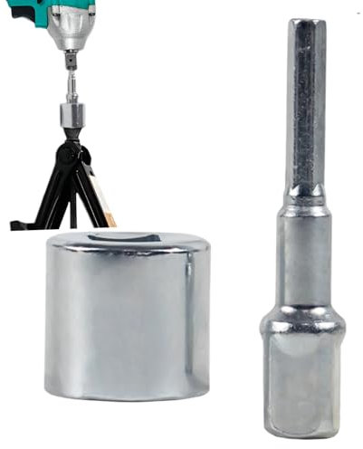 Adaptateur de boîte de Vitesses pour remorque et perceuse - Remplacement de Manivelle pour Cric de Voiture | Clé à Douille et Accessoires pour Véhicule Voyage Camping