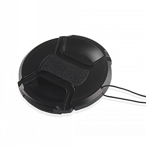 Fdit Coperchio di Lenti per Fotocamera Universale 58 Mm, Protezione per Cappuccio Anteriore ABS per Obiettivi per Fotocamere, Tappo a Prova di Graffio e Polvere per Attrezzature