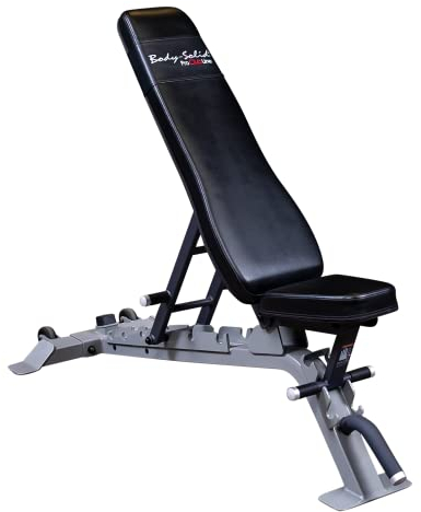 Body-Solid Pro Clubline Hantelbank - Dicke, langlebige Polsterung - Maximale Tragfähigkeit 450kg