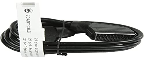 Valueline VLVP31000B15 Cavo SCART Maschio - Maschio, 1.50 m, Nero