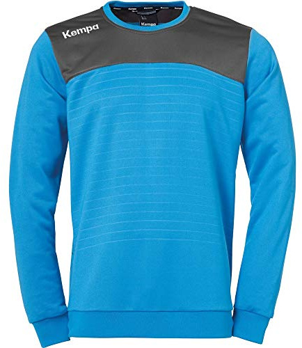 Kempa barn känsla 2.0 longsleeve, kempablau/anthra, 152