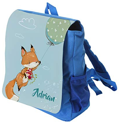 Unikatolo Kinder-Rucksack mit Name - Personalisierter Kindergartenrucksack - Kita-Tasche - Bedruckt