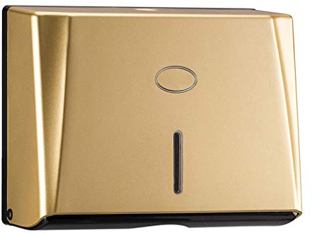 Hasayo Distributore Carta Asciugamani Parete Tessuto A Mano Supporto del Tovagliolo di Dispenser Chiave for Albergo delle Famiglie (d'oro) (Color : Gold)