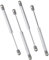 Jdel 4PCS Pistones a Gas Amortiguadores Muebles Cocina Muelle Hidráulico Puertas Elevables Bisagras Resortes Armario con Tornillos (120N / 12kg 270mm, Aleación de Acero y níquel, 0