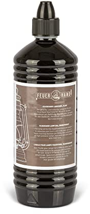 FEUERHAND - Olio per lampade a petrolio e olio, combustibile liquido a base di paraffina Petromax