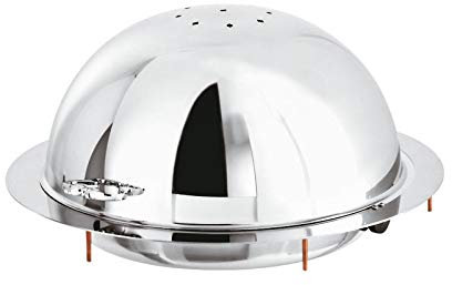 Paderno Scaldavivande Ø Cm 33 El Us Asia Inox Nichelato da Incasso